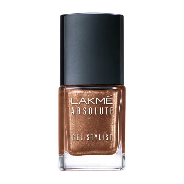 Lakme Absolute Gel Stylist Nail Color Gold Dust 2