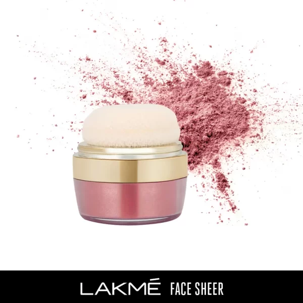 Lakme Face Sheer Blusher Highlighter For Face Makeup Desert Rose Highlighter 1