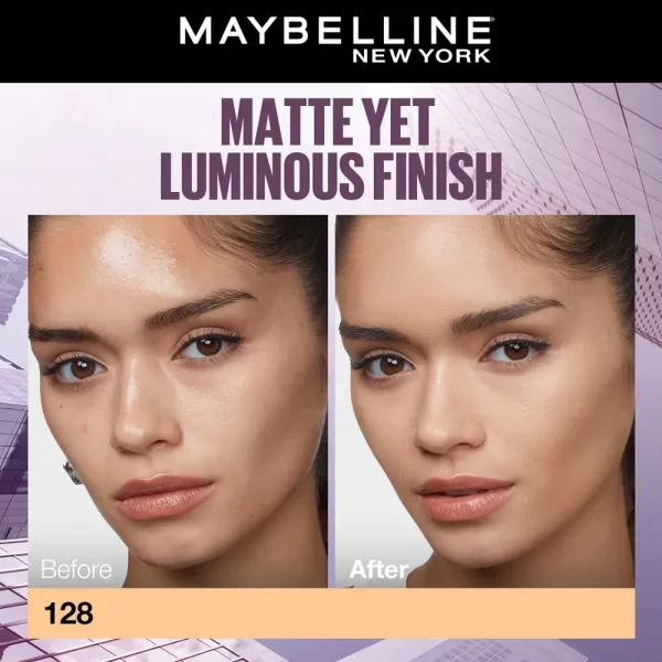 Maybelline New York Super Stay Lumi Matte Liquid Foundation 128 2