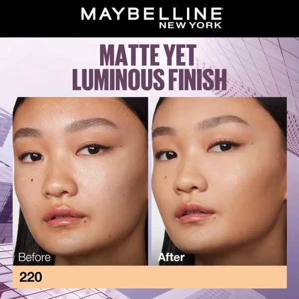 Maybelline New York Super Stay Lumi Matte Liquid Foundation 220 2