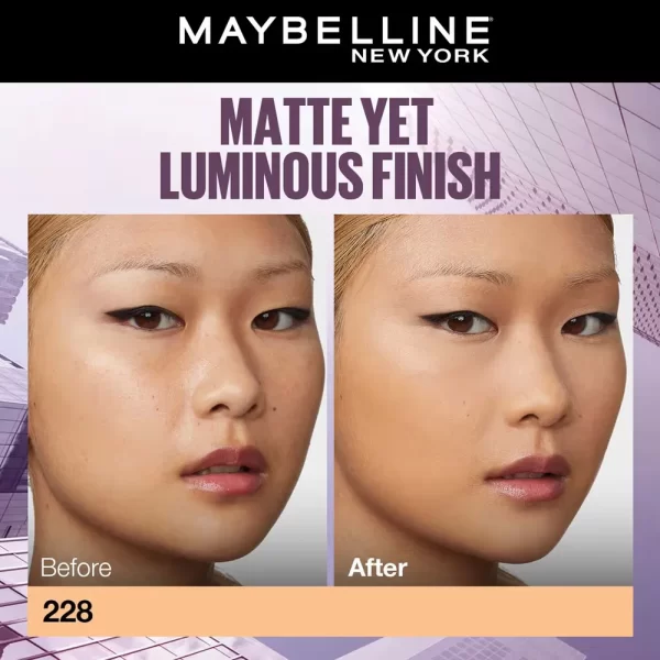 Maybelline New York Super Stay Lumi Matte Liquid Foundation 228 2