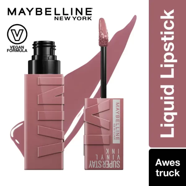 Maybelline New York Superstay Vinyl Ink Liquid Lipstick Awestruck 1