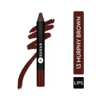 Sugar Cosmetics M3atte As Hell Crayon Lipstick 13 Murphy Brown (chocolate Burgundy)