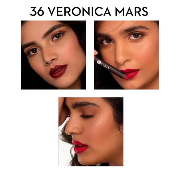 Sugar Matte As Hell Crayon Lipstick With Free Sharpener 36 Veronica Mars 3