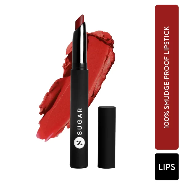 Sugar Matte Attack Transferproof Lipstick 02 Red Zeppelin (chilli Red) 1