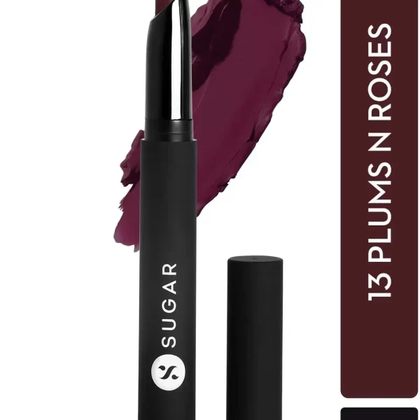 Sugar Matte Attack Transferproof Lipstick 13 Plums N Roses (deep Reddish Plum) 1