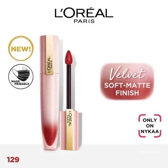 L'oreal Paris Chiffon Signature Liquid Lipstick 129 Lead 1