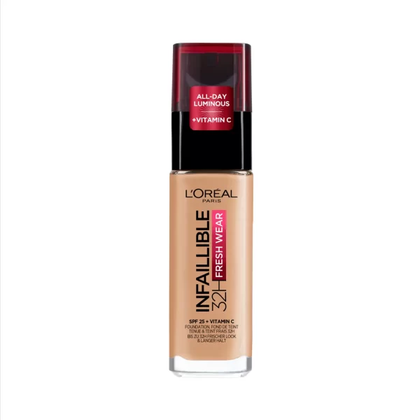 L'oreal Paris Infallible 32h Fresh Wear Foundation 250 Radiant Sand 1