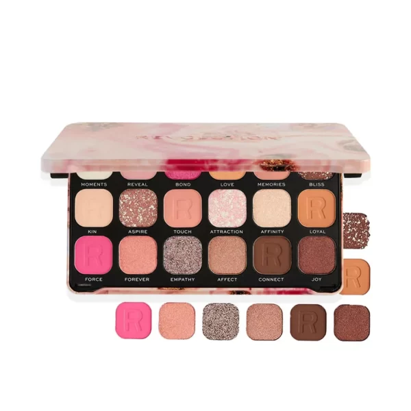 Makeup Revolution Forever Flawless Eyeshadow Palette 18 Smooth & Rich Shade Affinity 1