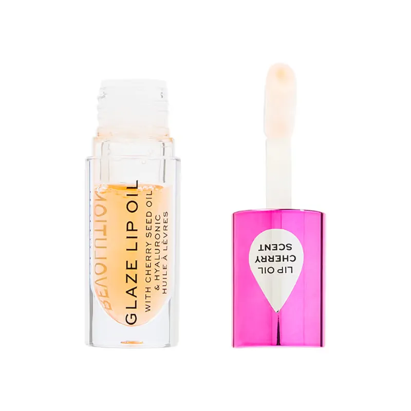 Makeup Revolution Glaze Lip Oil Intense Nourishment With Hyaluronic Acid Vitamin E Getaway Terracotta 1