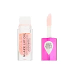 Makeup Revolution Glaze Lip Oil Intense Nourishment With Hyaluronic Acid Vitamin E Glam Pink 1