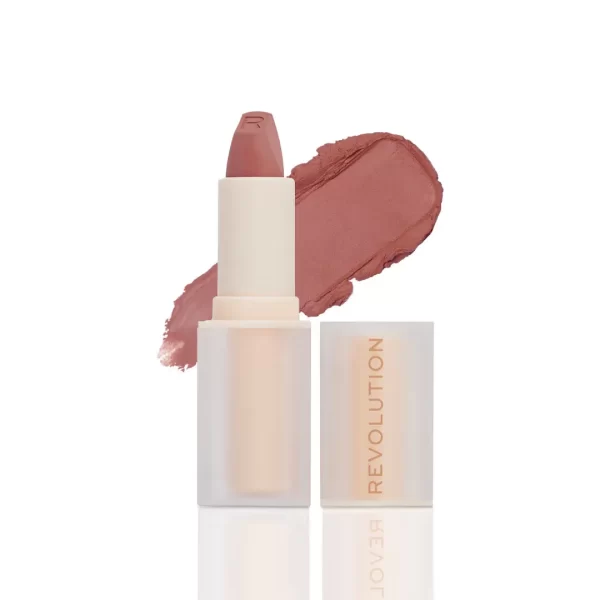 Makeup Revolution Lip Allure Soft Satin Lipstick Brunch Pink Nude 1