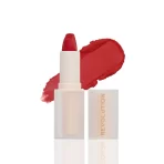 Makeup Revolution Lip Allure Soft Satin Lipstick Vibe Red 3