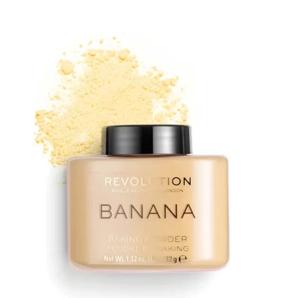 Makeup Revolution Loose Baking Powder Banana 1