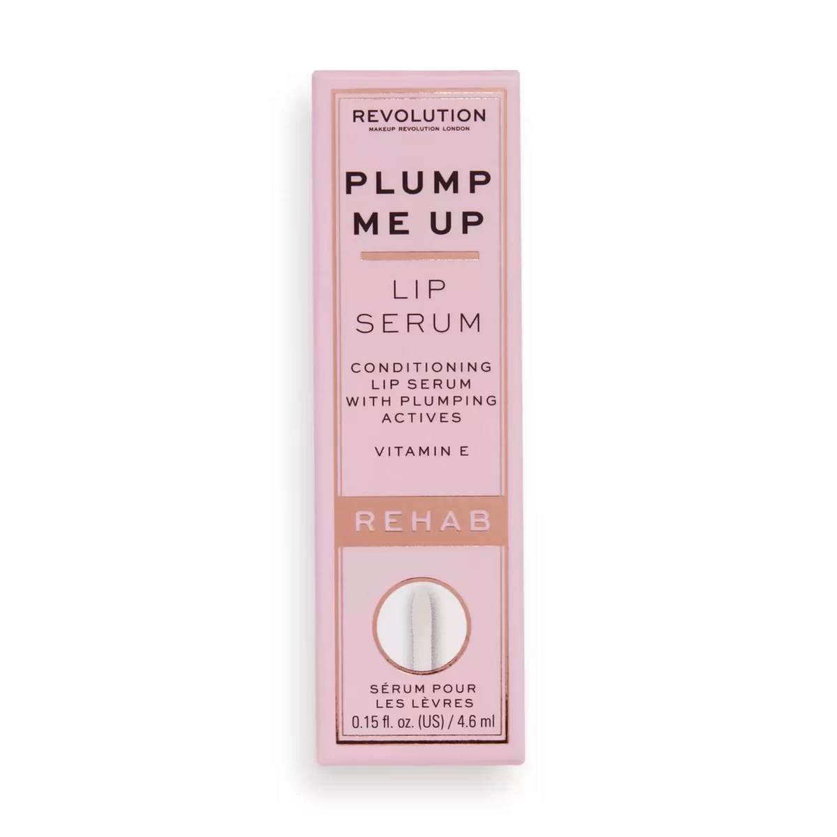 Makeup Revolution Rehab Plump Me Up Lip Serum Pink Glaze 3