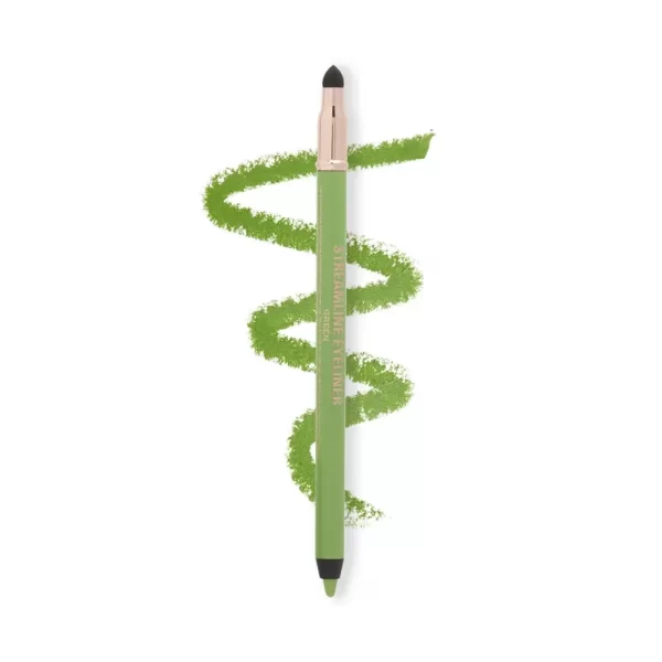 Makeup Revolution Streamline Waterline Eyeliner Pencil Ultra Creamy Smudge Proof Smokey Looks Green 4