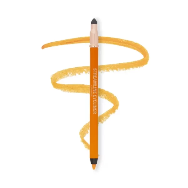 Makeup Revolution Streamline Waterline Eyeliner Pencil Ultra Creamy Smudge Proof Smokey Looks Orange 4