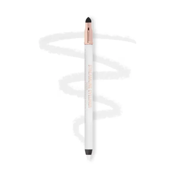 Makeup Revolution Streamline Waterline Eyeliner Pencil Ultra Creamy Smudge Proof Smokey Looks White 4