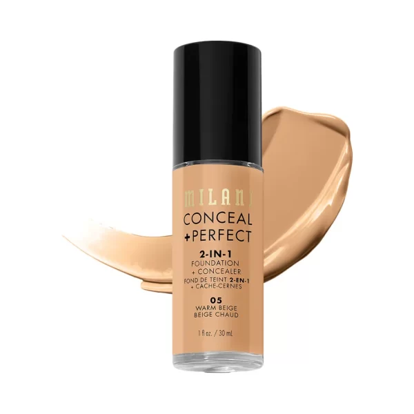 Milani Conceal + Perfect 2 In 1 Foundation + Concealer 05 Warm Beige 1