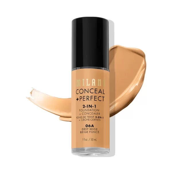 Milani Conceal + Perfect 2 In 1 Foundation + Concealer Deep Beige 1