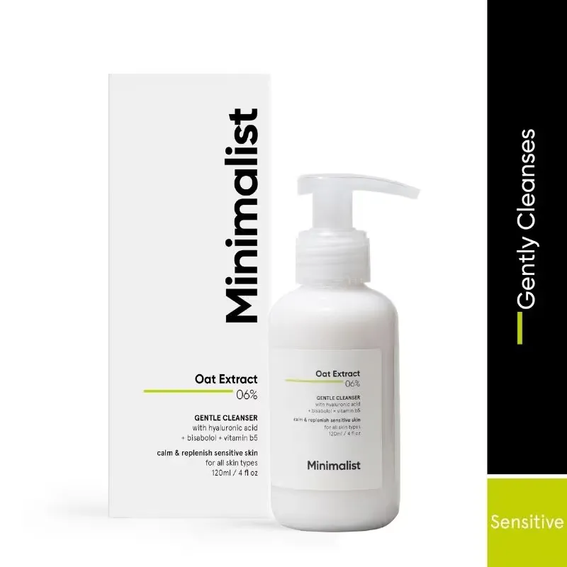 Minimalist 6% Oat Extract Gentle Cleanser For Sensitive Skin