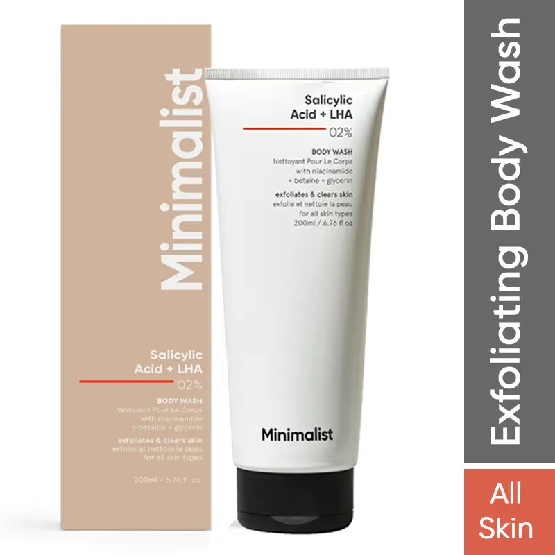 Minimalist Salicylic Acid & Lha 2% Body Wash With Niacinamide 1