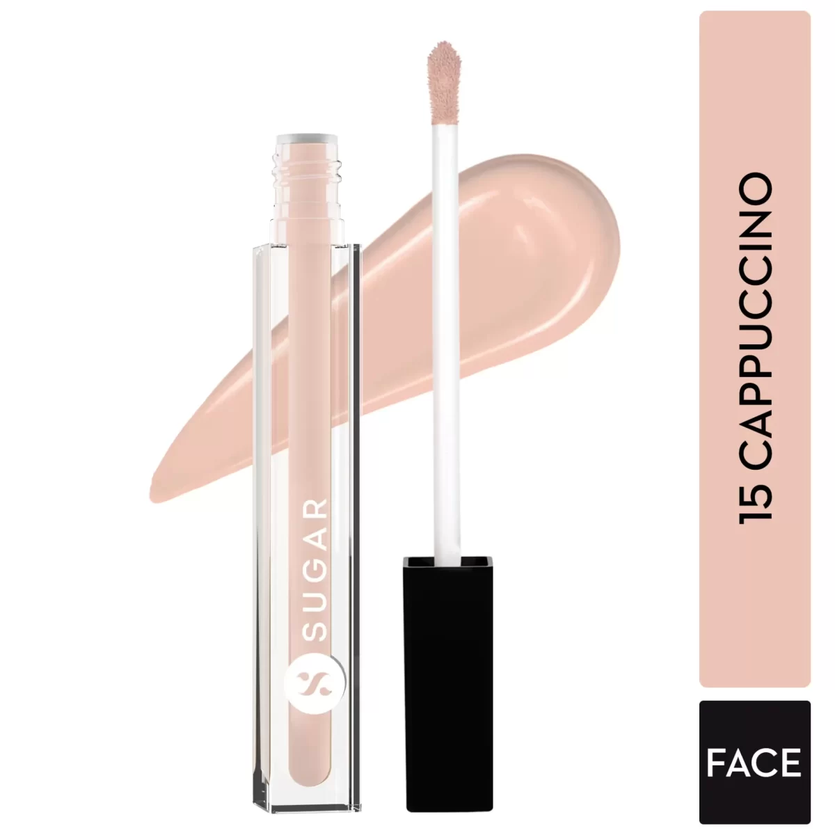 Sugar Auto Correct Creaseless Concealer (cool Undertone ) 15 Cappuccino 1