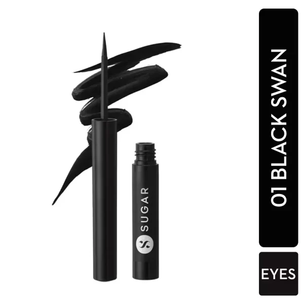 Sugar Eye Warned You So! Double Matte Eyeliner 01 Black Swan 1