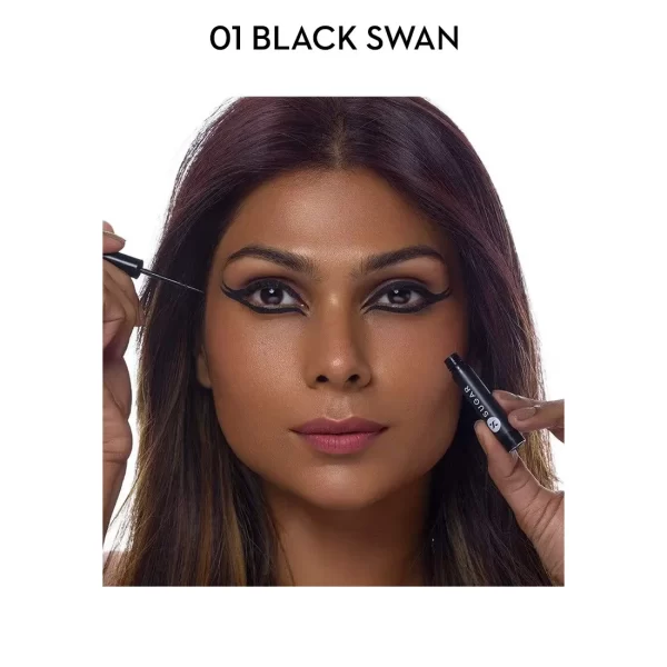 Sugar Eye Warned You So! Double Matte Eyeliner 01 Black Swan 2