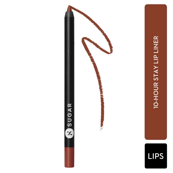 Sugar Lipping On The Edge Lip Liner With Free Sharpner 01 Taffeta Terracotta 1