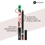 Sugar Lipping On The Edge Lip Liner With Free Sharpner 01 Taffeta Terracotta 5