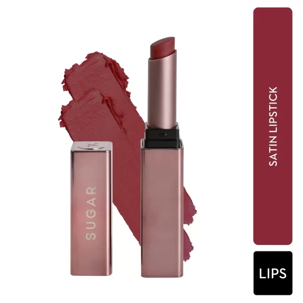 Sugar Mettle Satin Lipstick 03 Emma (reddish Brown) 1