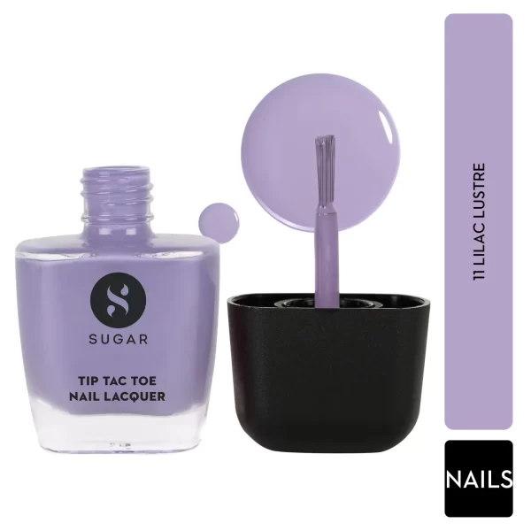 Sugar Tip Tac Toe Nail Lacquer Classic 11 Lilac Lustre 1