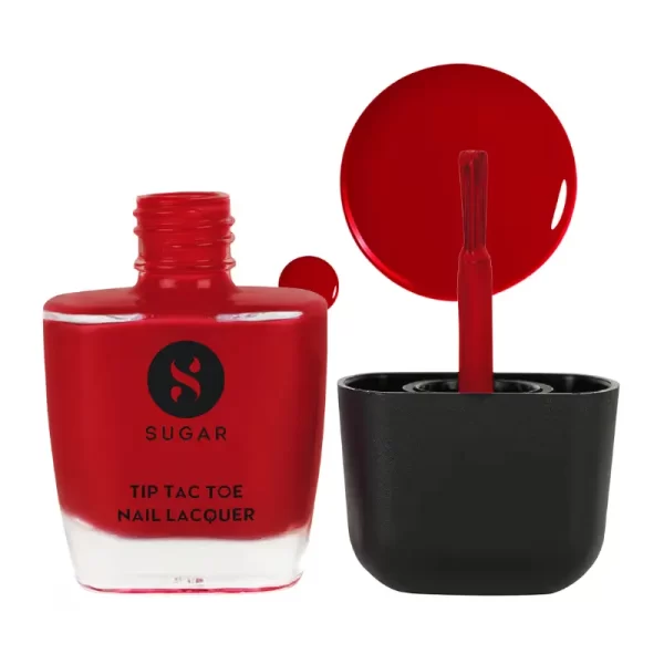 Sugar Tip Tac Toe Nail Lacquer Classic 26 Red Rhapsody 2