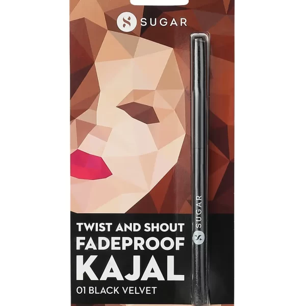 Sugar Twist And Shout Fadeproof Kajal 01 Black Velvet 5