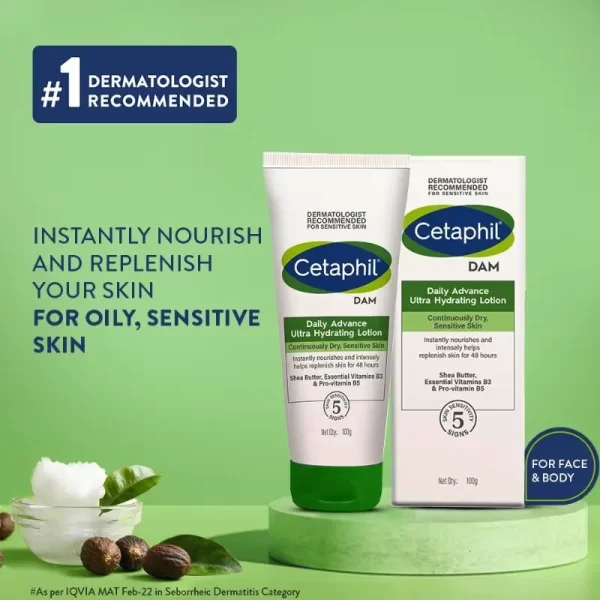 Cetaphil Daily Advance Ultra Hydrating Lotion With Shea Butter & Niacinamide Sensitive Skin2