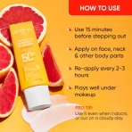 Dot & Key Vitamin C + E Face Sunscreen Spf 50 Pa+++ For Glowing Skin, 100% No White Cast3