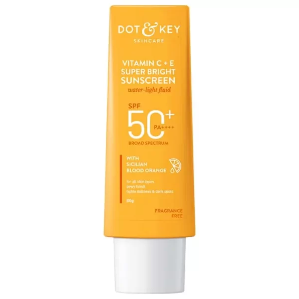 Dot & Key Vitamin C + E Face Sunscreen Spf 50 Pa+++ For Glowing Skin, 100% No White Cast4