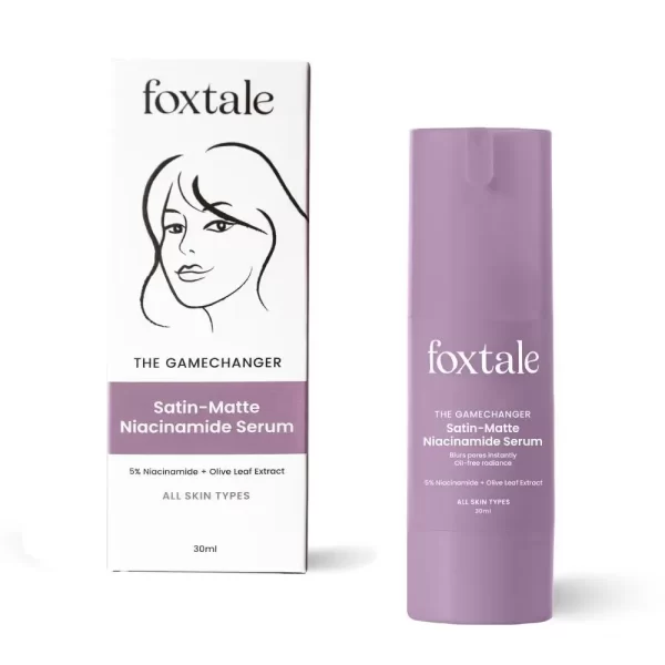 Foxtale 5% Niacinamide Face Serum With Olive Leaf Extractfoxtale 5% Niacinamide Face Serum With Olive Leaf Extract1