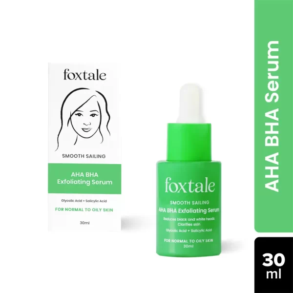 Foxtale Aha Bha 2% Salicylic Acid Serum With Niacinamide For Acne & Blackheads 1