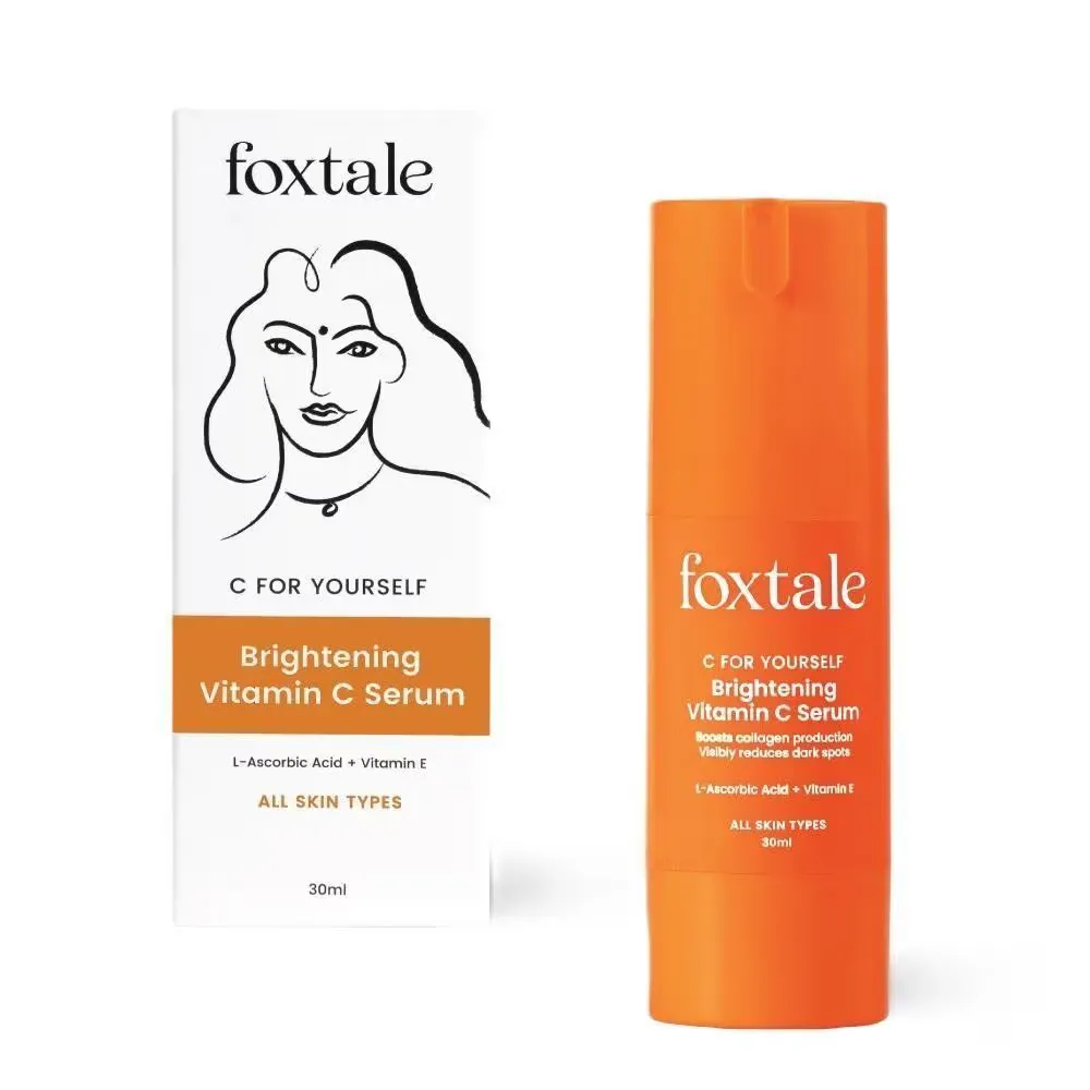 Foxtale Brightening Vitamin C Face Serum With L Ascorbic Acid And Vitamin E For Glowing Skin 9