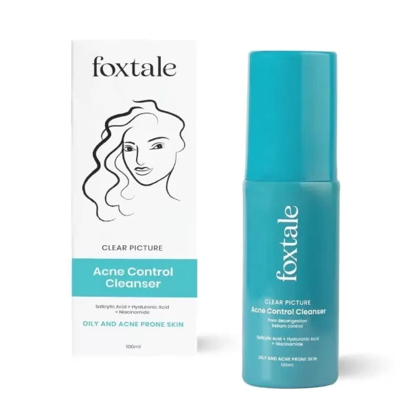 Foxtale Clear Picture Acne Control Cleanser For Oily And Acne Prone Skin 9