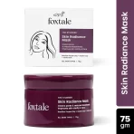 Foxtale De Tan Skin Radiance Mask, With Lactic Acid, Brazilian Purple Clay & Kaolin Clay 1