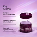 Foxtale De Tan Skin Radiance Mask, With Lactic Acid, Brazilian Purple Clay & Kaolin Clay 2