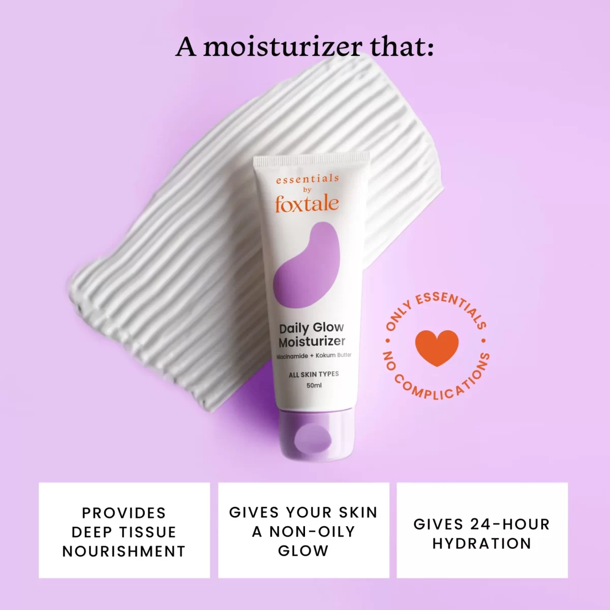 Foxtale Essentials Daily Moisturizer For Face 3