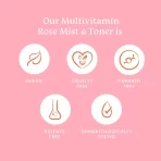 Foxtale Essentials Multivitamin Rose Face Mist & Toner 6