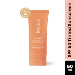 Foxtale Tinted Sunscreen Shade Spf 50 Pa++++ & Primer Medium1