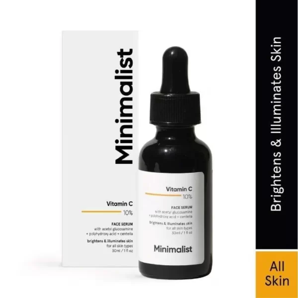 Minimalist 10% Vitamin C Serum For Face For Illuminating Skin For Beginners] 1