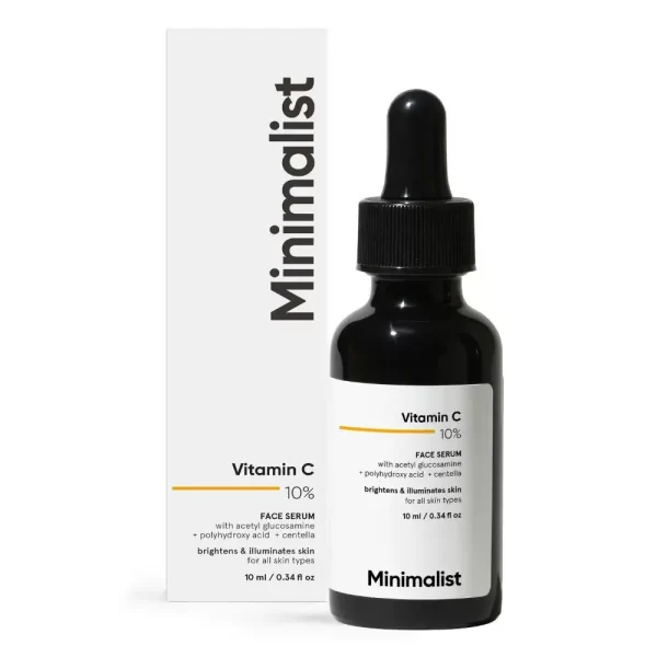 Minimalist 10% Vitamin C Serum For Face For Illuminating Skin For Beginners] 2