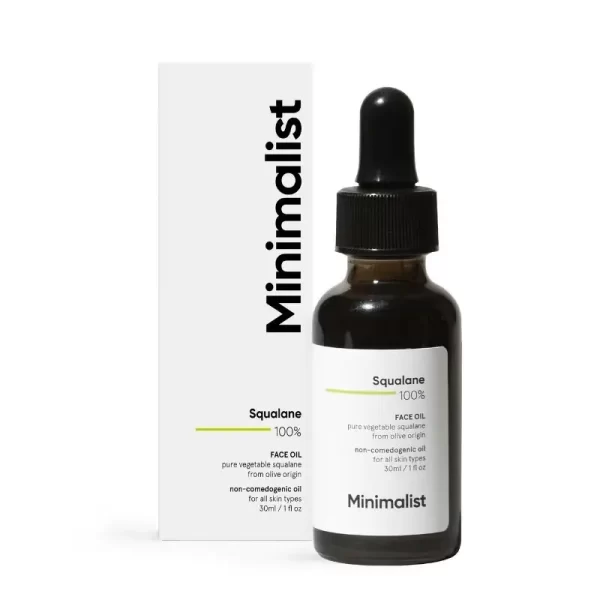 Minimalist 100% Squalane Facial Oil For Moisturizing & Reducing Fine Lines] 1